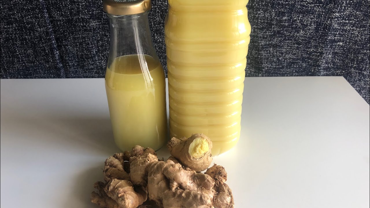 Jus de gingembre naturel maison